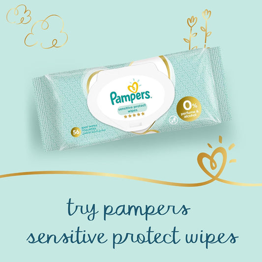 Pampers Premium Care Newborn Taped Diapers, Size 2, 3-8kg, Unique Softest Absorption for Ultimate Skin Protection, 168 Count