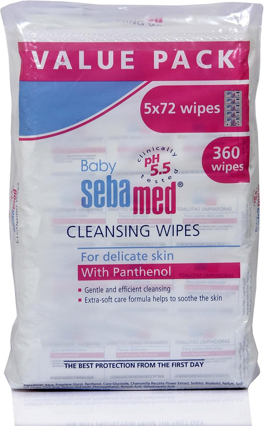 Sebamed Baby Wet Wipes 5x72'S